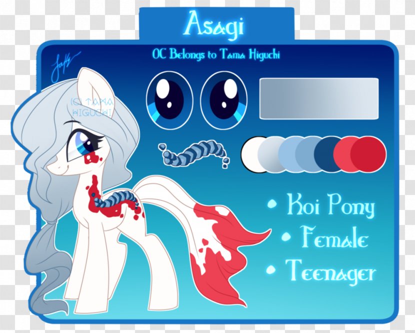 Vertebrate Horse Mammal Cartoon Font - Tree - Asagi Koi Transparent PNG