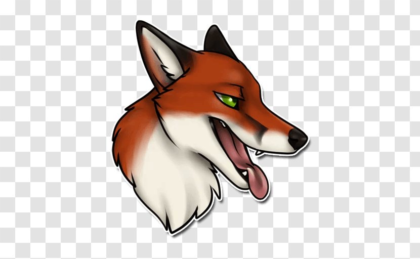 Red Fox Sticker Clip Art Vulpini IMessage - Cross Stitch Transparent PNG