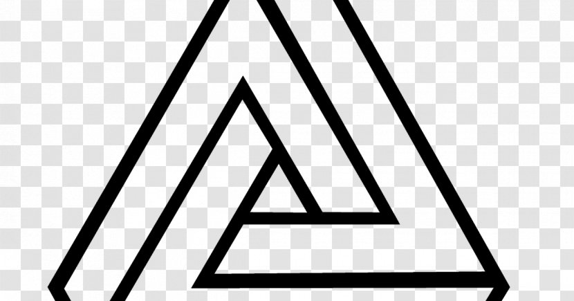 Penrose Triangle Tiling Impossible Object Geometry Transparent PNG