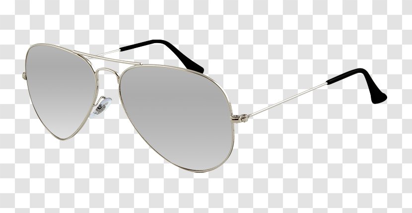 Ray-Ban Aviator Classic Sunglasses Flash - Silver - Ray Ban Transparent PNG