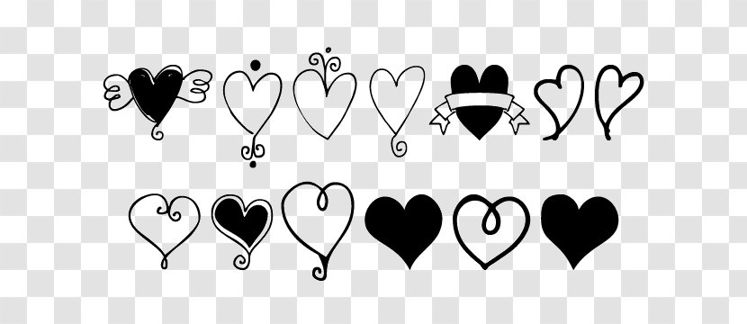 Logo Heart Desktop Wallpaper Pattern - Frame - Doodle Lines Transparent PNG