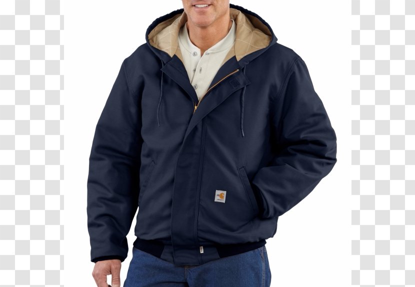 Clothing Coat Leather Jacket Carhartt - Lining Transparent PNG