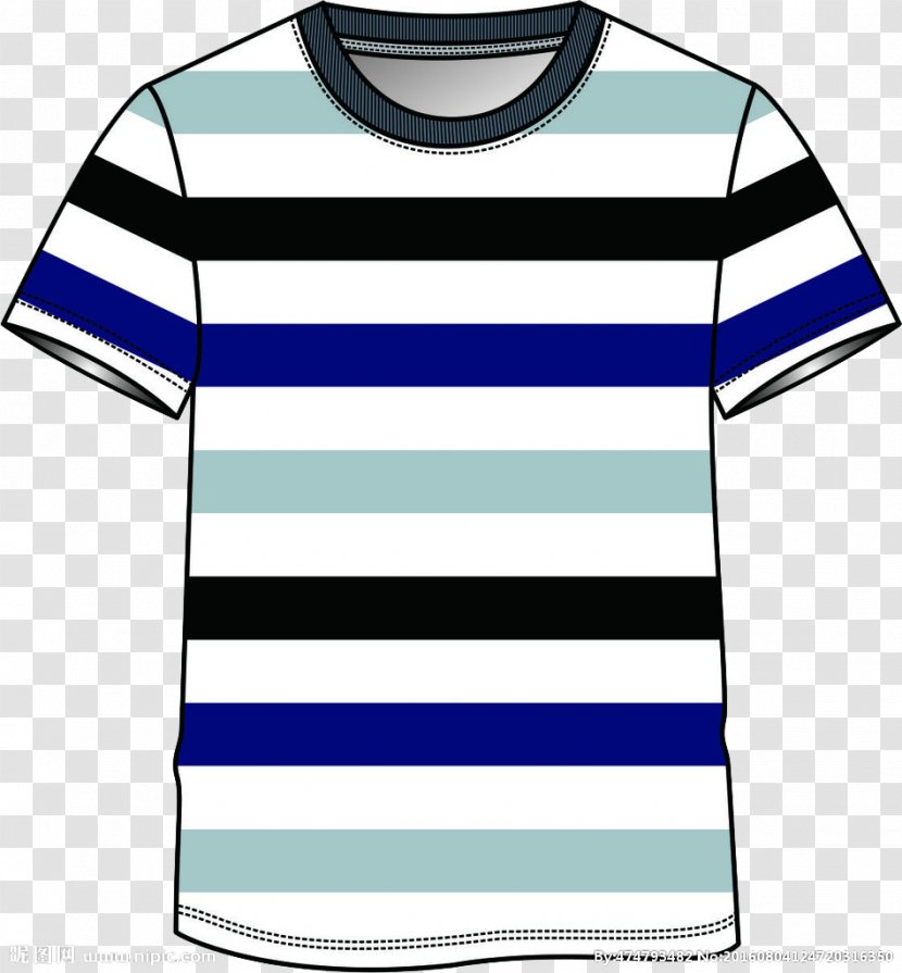 T-shirt Sleeve Designer - Sports Fan Jersey - Striped Transparent PNG
