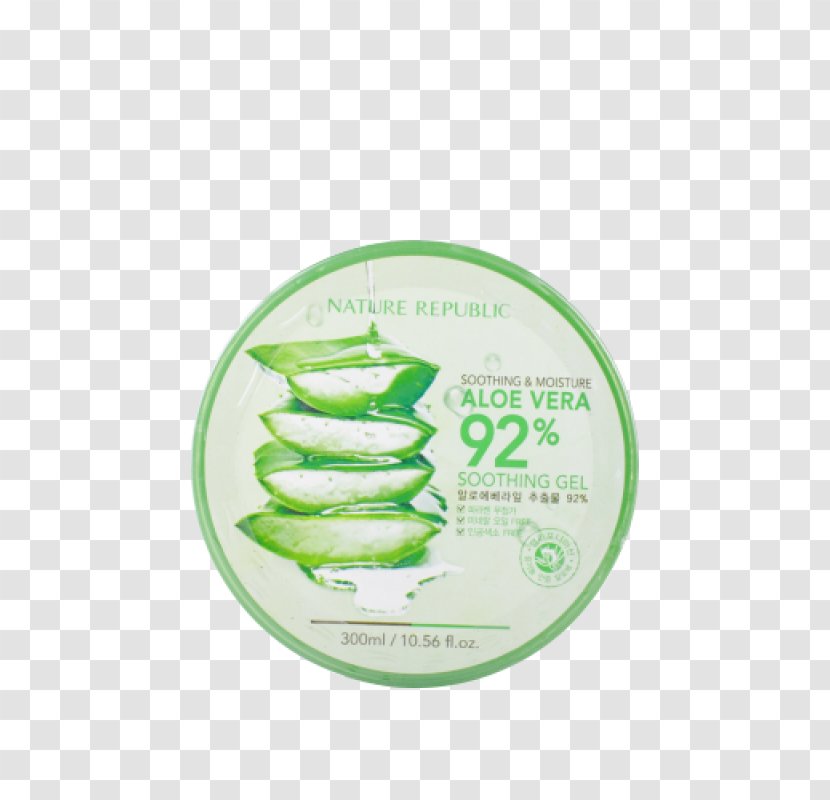 Nature Republic Soothing & Moisture Aloe Vera 92% Gel Moisturizer Skin Care - Oil Transparent PNG