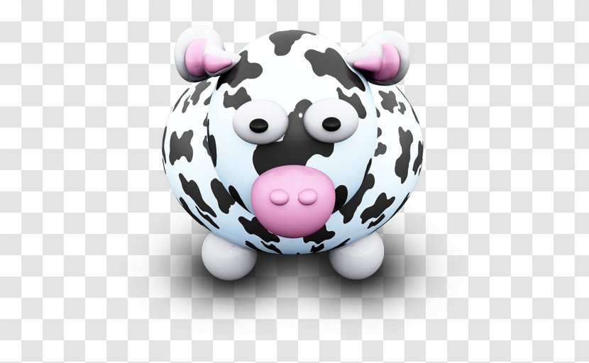 Pink Piggy Bank Stuffed Toy Pig Like Mammal Snout - Theme - CowBlackSpots Transparent PNG