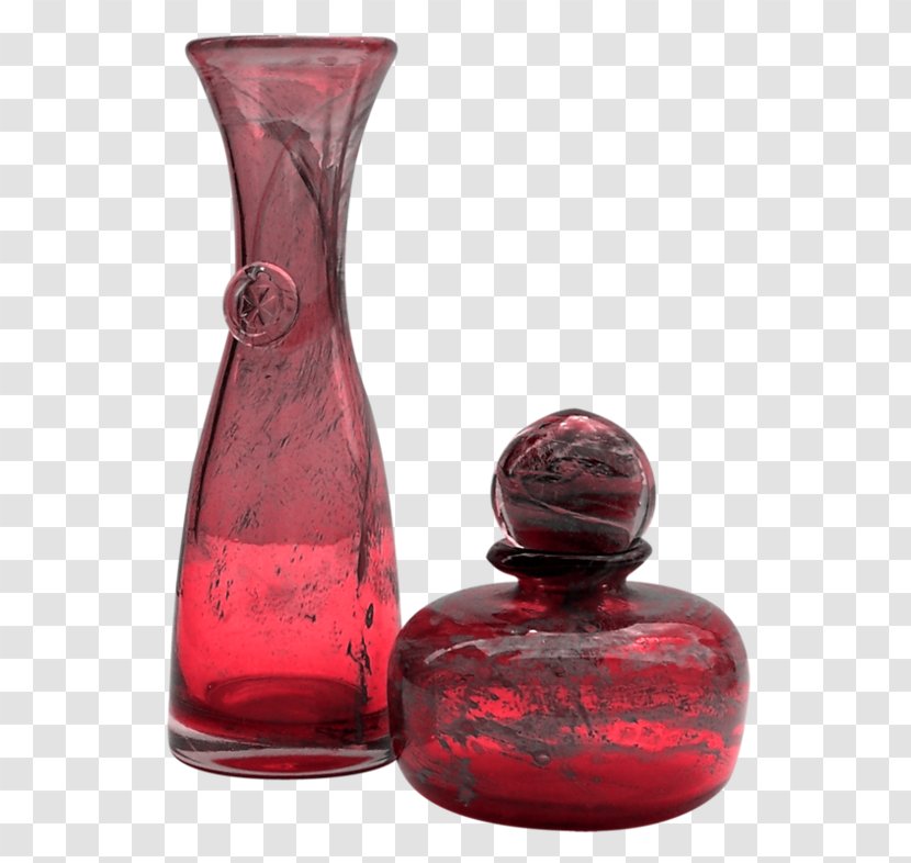 Glass Bottle - Artifact - Red Perfume Transparent PNG