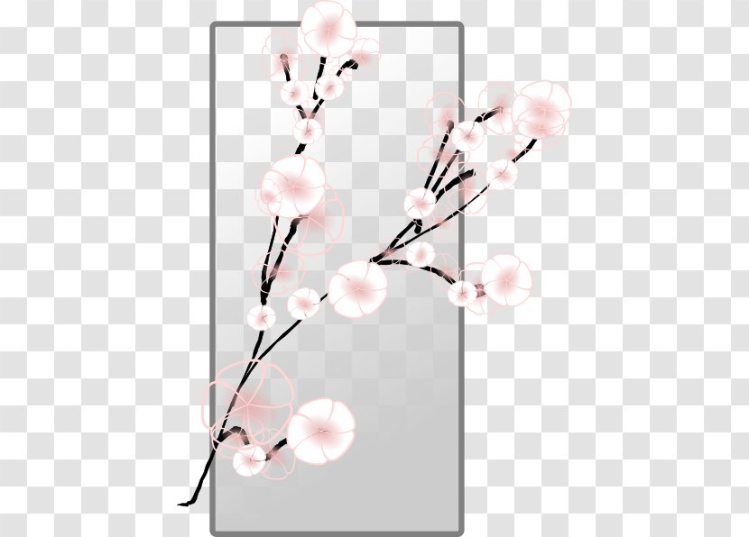 Cherry Blossom Clip Art - Branch - Blossoms Cliparts Transparent PNG