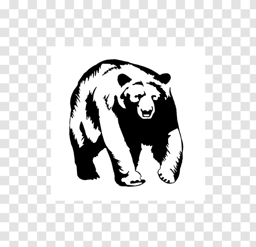 American Black Bear Wall Decal Grizzly - Wildlife Transparent PNG