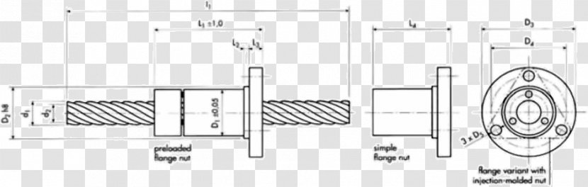 Door Handle Drawing /m/02csf - Black And White - Screw Thread Transparent PNG