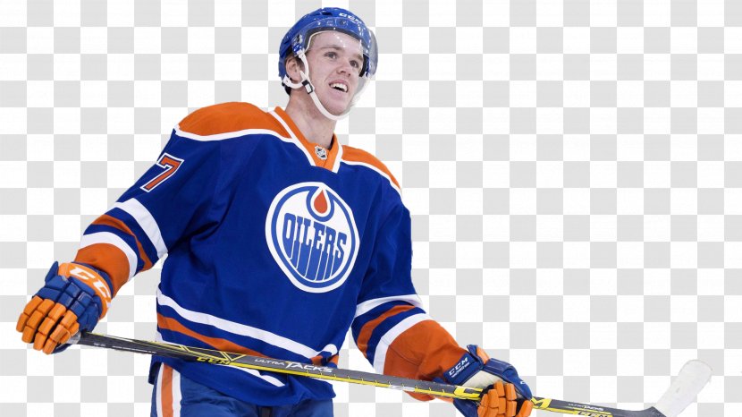 Edmonton Oilers Ice Hockey Player National League Desktop Wallpaper - Headgear - Mcdavid Florida Transparent PNG