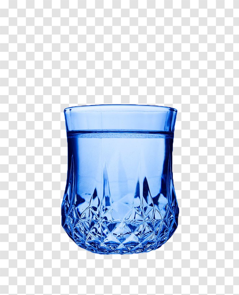 Glass Download - Table - Blue Cup Transparent PNG