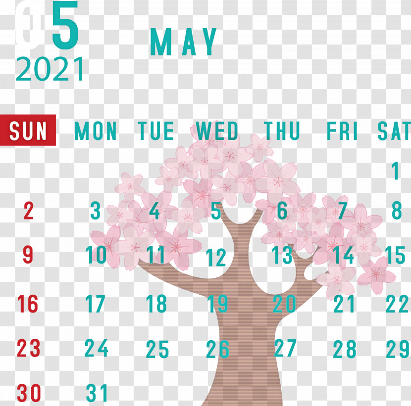 May 2021 Calendar May Calendar 2021 Calendar Transparent PNG