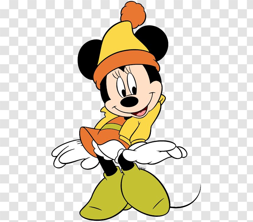 Minnie Mouse Mickey Donald Duck Pluto Goofy - Animated Cartoon - Winter Transparent PNG