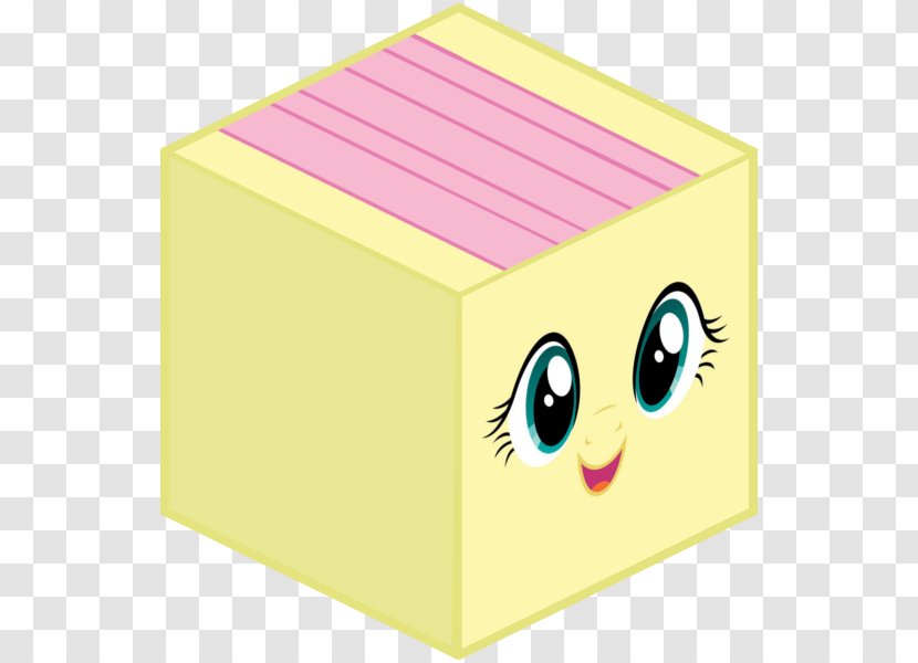 Fluttershy Fan Art Illustration Club - Vinyl Record Storage Cubes Transparent PNG