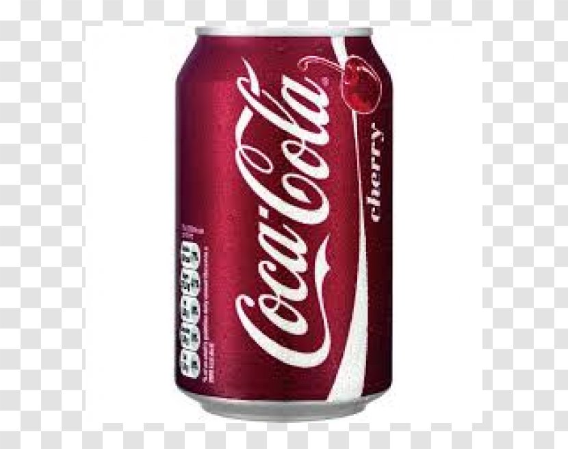 Coca-Cola Cherry Fizzy Drinks Fanta - Tin Can - Coca Cola Transparent PNG
