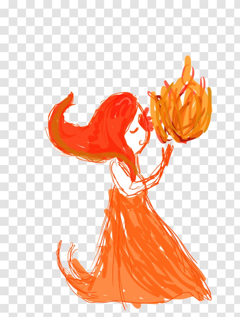 Legendary Creature Animated Cartoon - Art - Flame Princess Transparent PNG