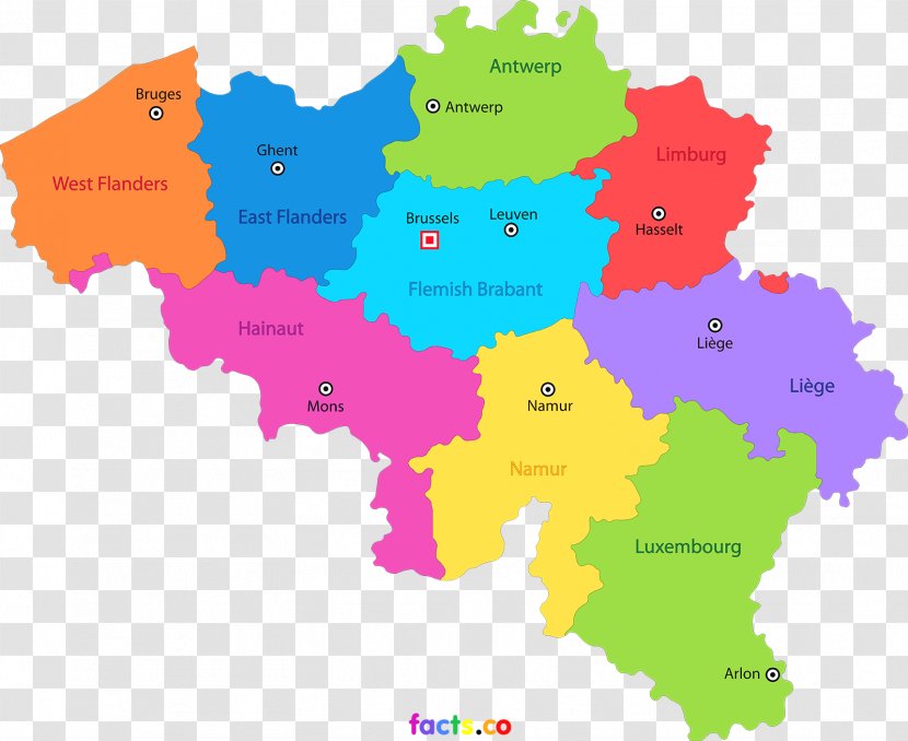 Limburg Provinces Of Belgium Map - Royaltyfree Transparent PNG