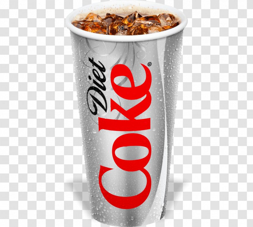 Diet Coke Drink Fizzy Drinks Coca-Cola Sugar Substitute - Soft Transparent PNG