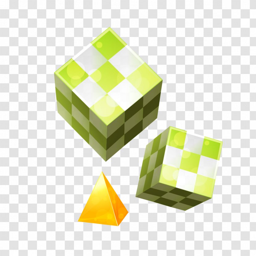 Rubiks Cube Creativity - Threedimensional Space - Creative Green Transparent PNG