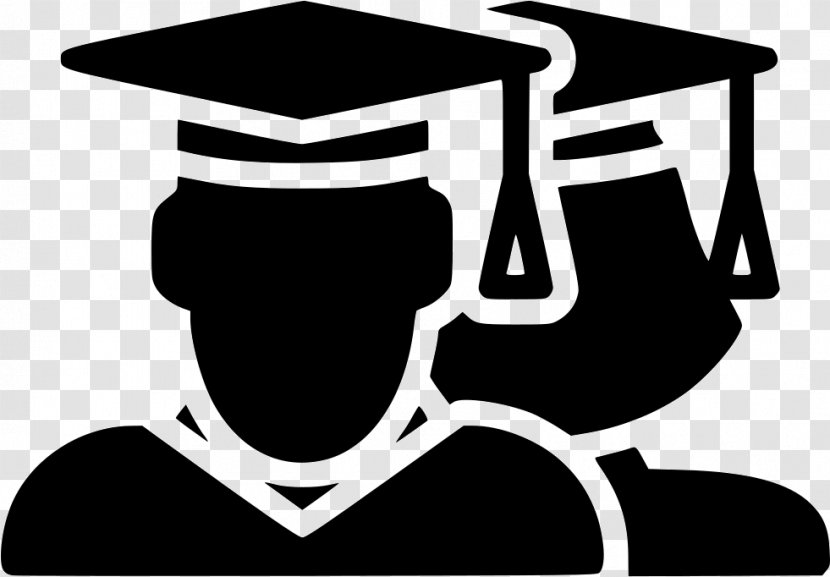 Graduation Ceremony Student Clip Art - Monochrome Transparent PNG