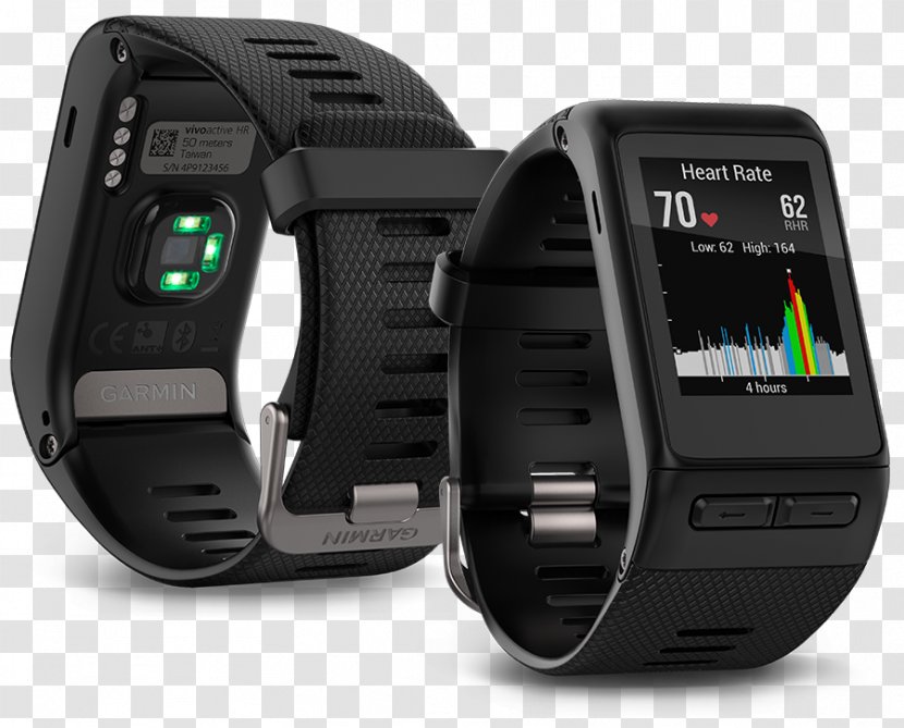Garmin Vívoactive HR GPS Navigation Systems Smartwatch Ltd. Heart Rate Monitor - Multimedia - Activity Monitors Transparent PNG