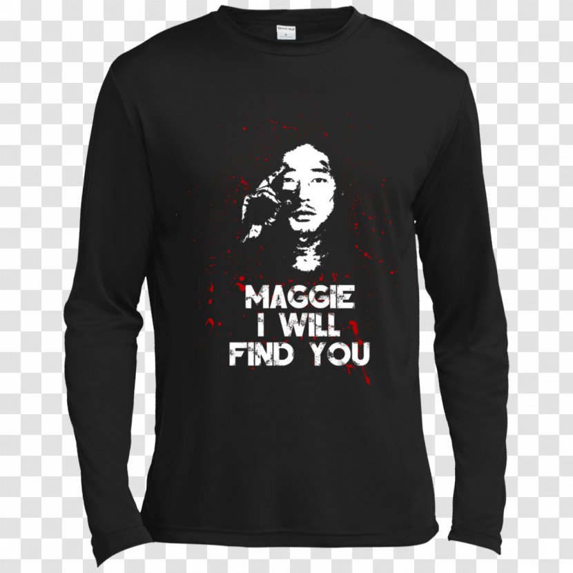 Long-sleeved T-shirt Hoodie Maggie Greene - House Targaryen - Walking Dead Transparent PNG