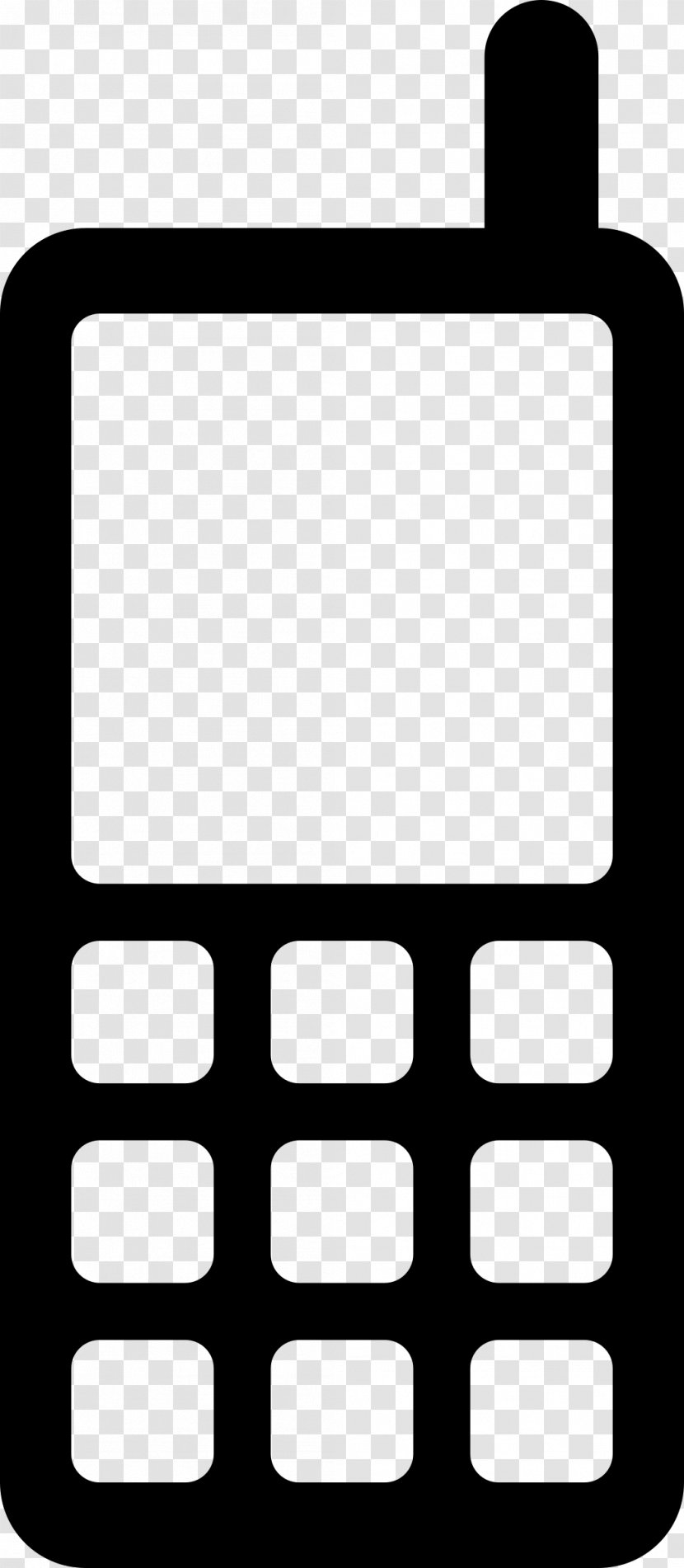 Telephone Email IPhone Clip Art - Black - Mobile Vectors Transparent PNG