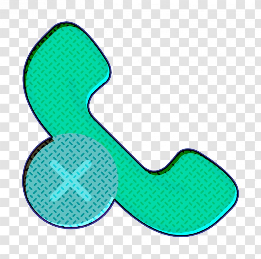Conversation Icon Interaction Assets Phone Call - Teal Turquoise Transparent PNG