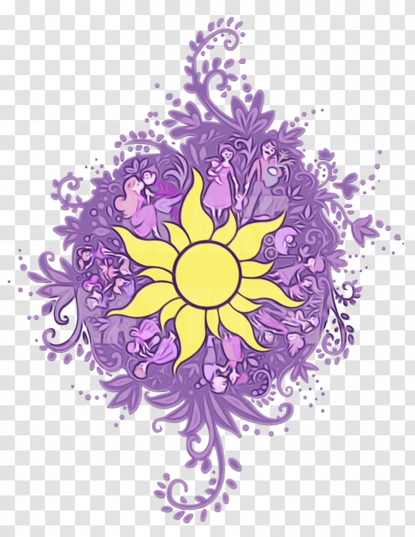 Purple Violet Pattern Plant Flower - Wildflower Transparent PNG