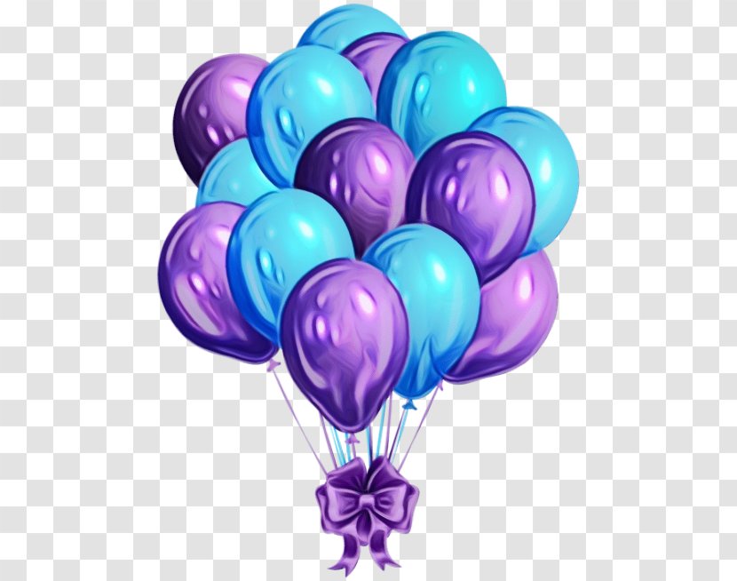 Happy Birthday Blue - Bunch O Balloons - Magenta Toy Transparent PNG