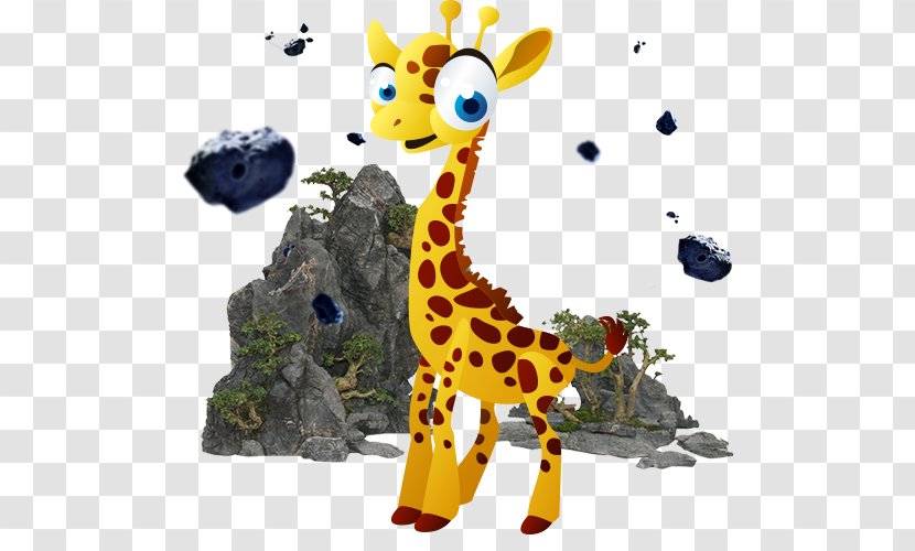 Download - Cartoon - Giraffe Cute Animals Transparent PNG