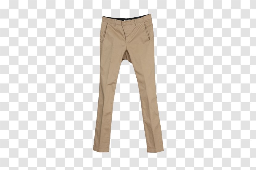Jeans Cargo Pants Slim-fit Fly - Beige - Chino Cloth Transparent PNG