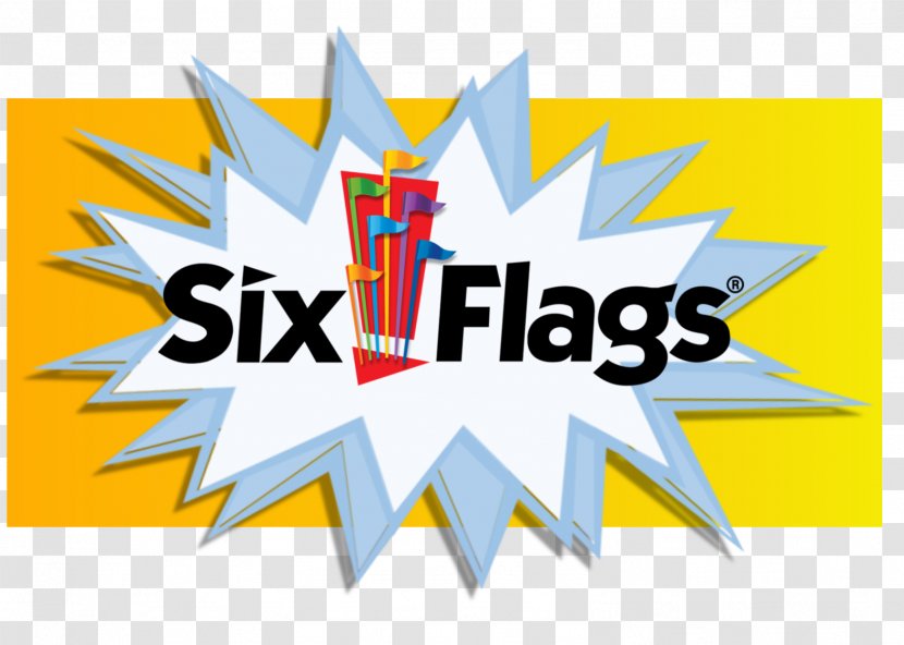Six Flags Great Adventure America Magic Mountain Over Georgia - Logo - Park Transparent PNG
