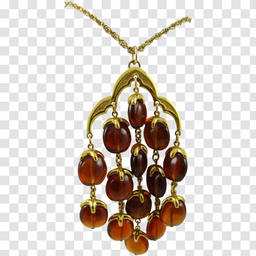 Amber Necklace Jewellery Pendant Bead - Honey Transparent PNG