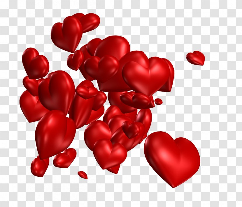 Heart Clip Art - 3d Computer Graphics - Valentines Day Transparent PNG