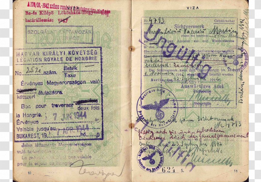 Document - Text - Visa Passport Transparent PNG