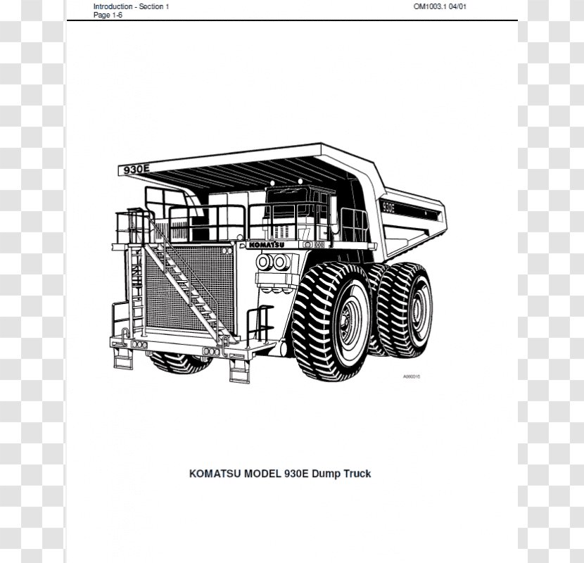 Car Wheel Tractor-scraper Motor Vehicle Truck Dumper - Black And White - Dump Transparent PNG