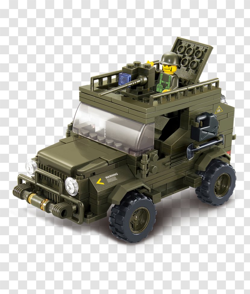 Jeep Toy Block Willys M38 Military - Lego Transparent PNG