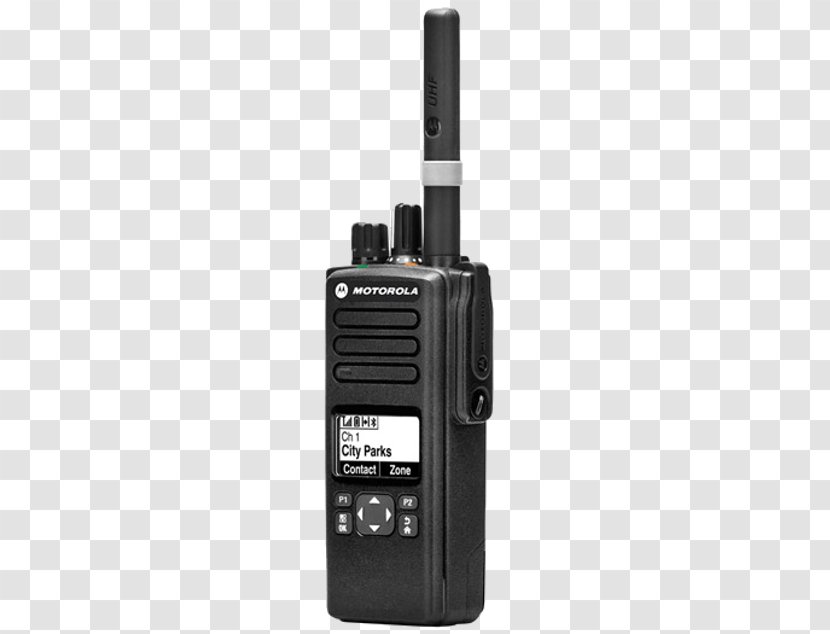 Two-way Radio Motorola Solutions Walkie-talkie - Very High Frequency Transparent PNG