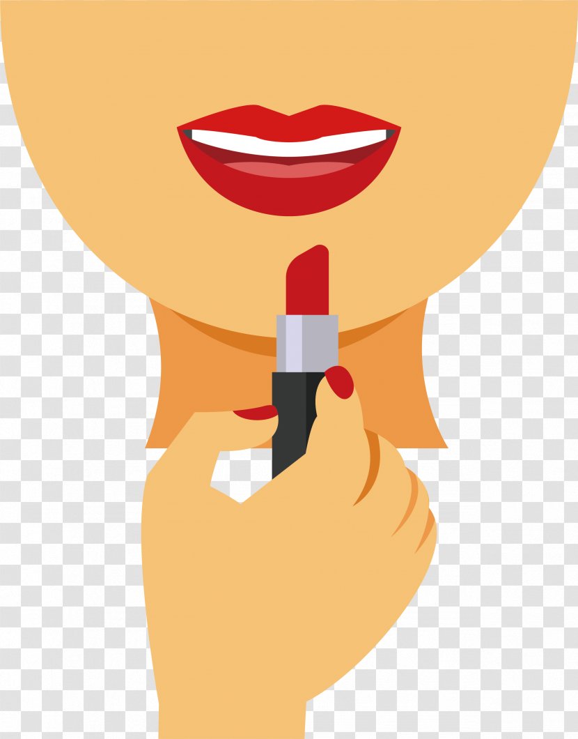 Lip Balm Lipstick Cosmetics Make-up Artist - Nose - Steps Transparent PNG