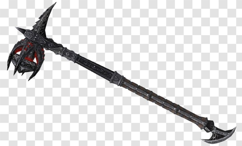 War Hammer Axe Weapon The Elder Scrolls V: Skyrim Tamriel Transparent PNG