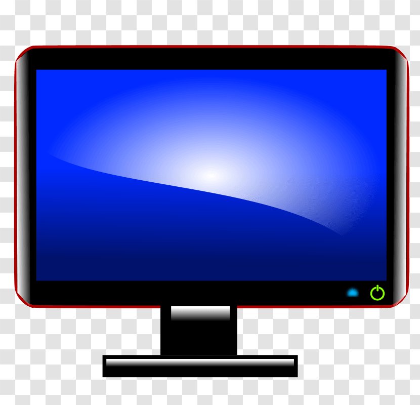 Computer Monitors Display Device Liquid-crystal Clip Art - Ledbacklit Lcd Transparent PNG