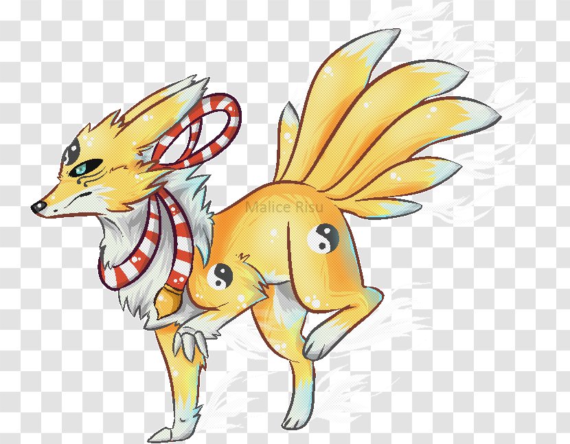 Red Fox Digimon Masters Renamon Gaomon Transparent PNG