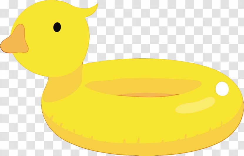Duck Yellow Bird Ducks, Geese And Swans Rubber Ducky - Bath Toy - Livestock Beak Transparent PNG