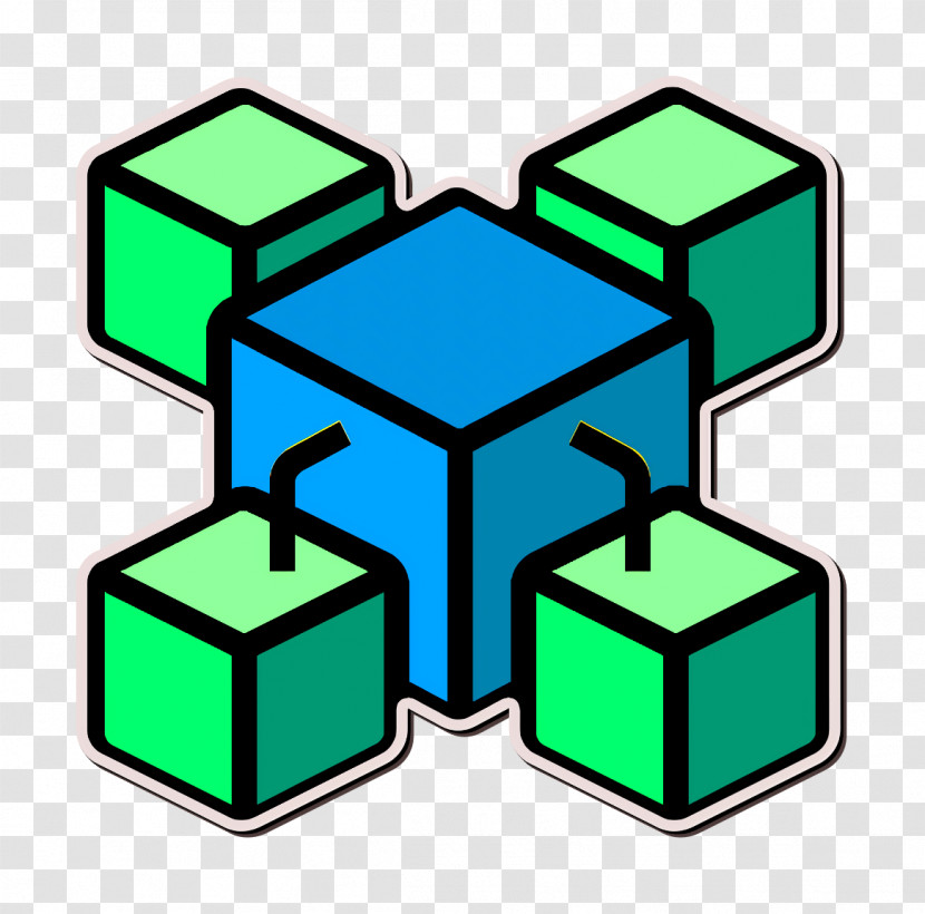 Blockchain Icon Technologies Disruption Icon Transparent PNG