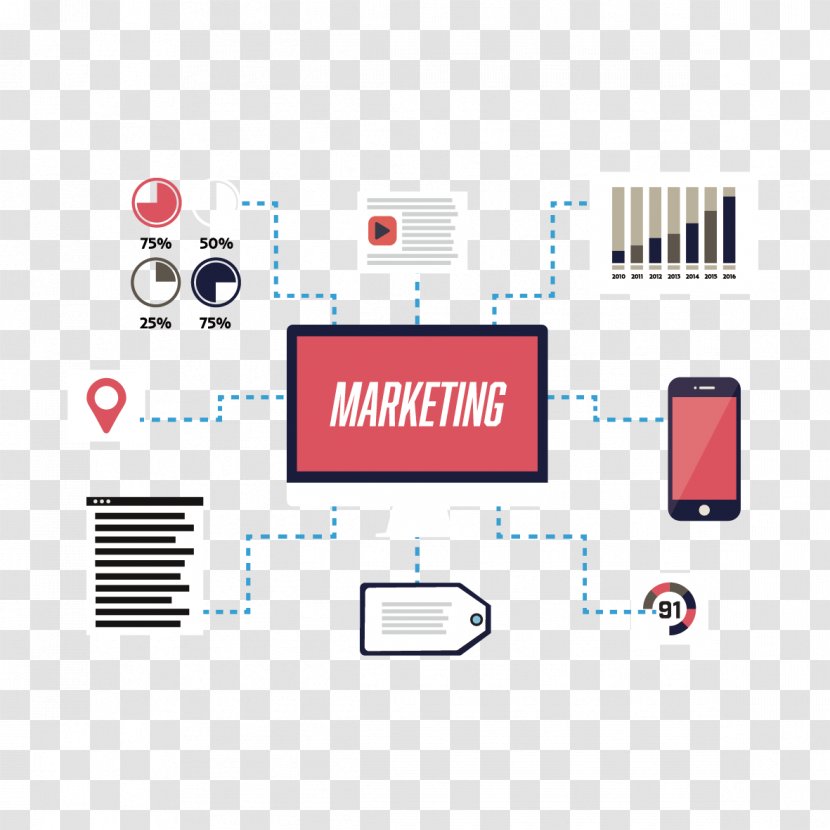 Digital Marketing Business Strategy - Creative Material Transparent PNG