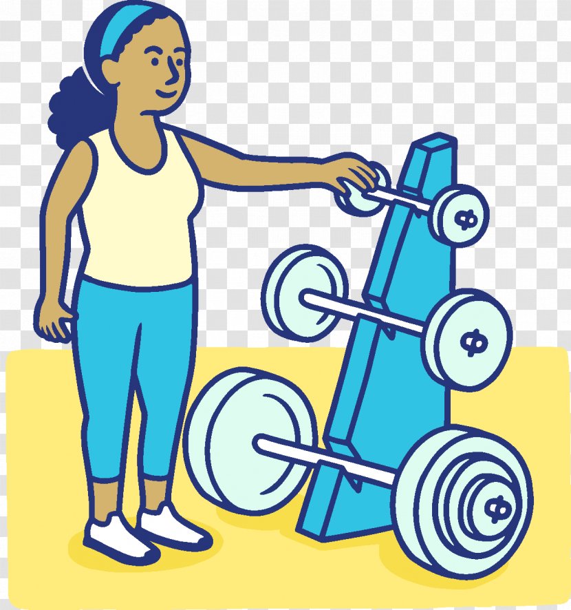 Exercise Cartoon - Behavior - Sports Equipment Transparent PNG