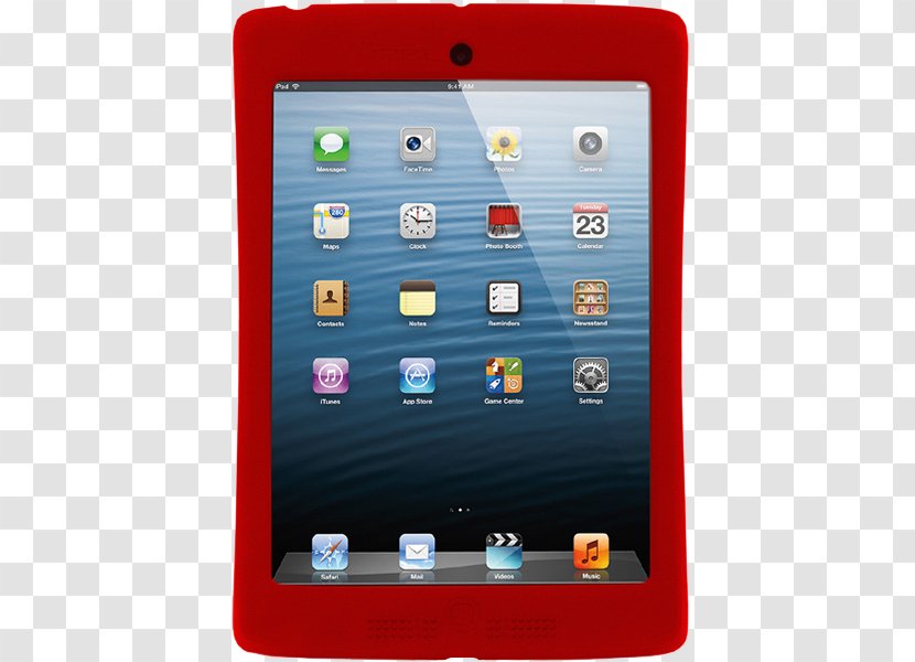 IPad Mini 2 Laptop 4 IPhone - Tablet Computers - Ipad Red Case Transparent PNG