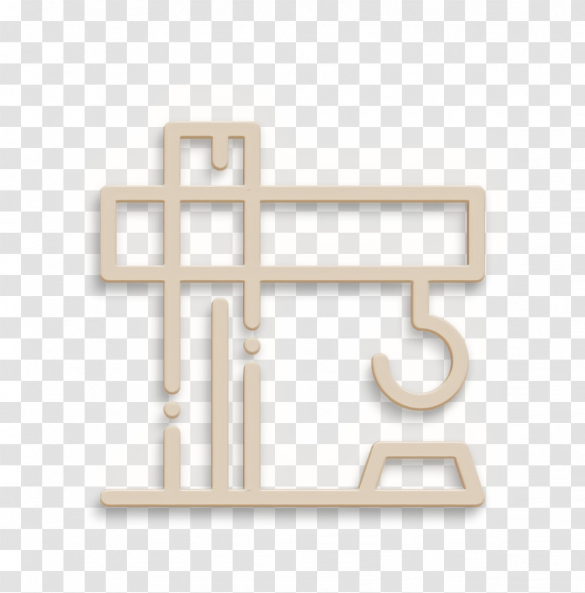Hook Icon Crane Icon Building Icon Transparent PNG