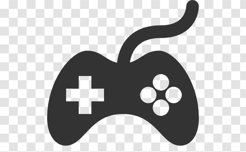 Joystick Xbox 360 Game Controllers - Monochrome Transparent PNG